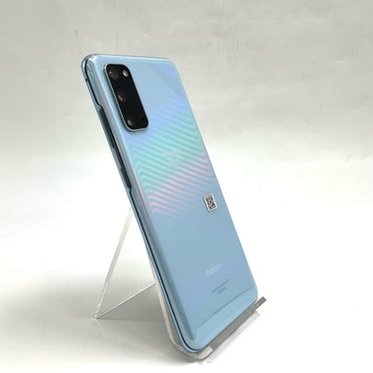 【最速発送】SAMSUNG Galaxy S20 5G 128GB クラウドブルー docomo SC-51A 白ロム【難有】