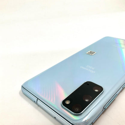 【最速発送】SAMSUNG Galaxy S20 5G 128GB クラウドブルー docomo SC-51A 白ロム【難有】