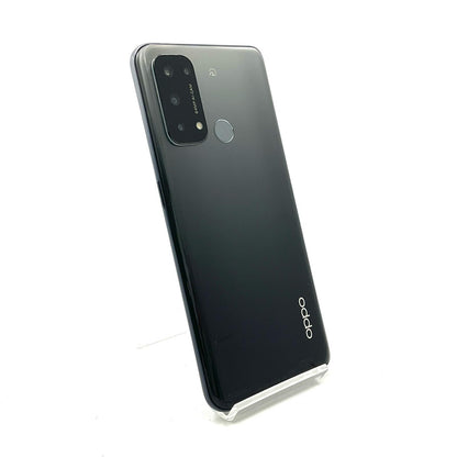 【全額返金保証】【最速発送】OPPO Reno 5 A 128GB シルバーブラック Softbank A101OP 白ロム 動作確認済