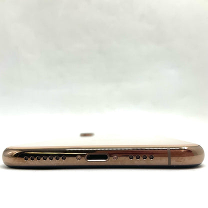 【全額返金保証】【最速発送】Apple iPhone iPhone XS Max 64GB ゴールド au 白ロム 動作確認済 96%