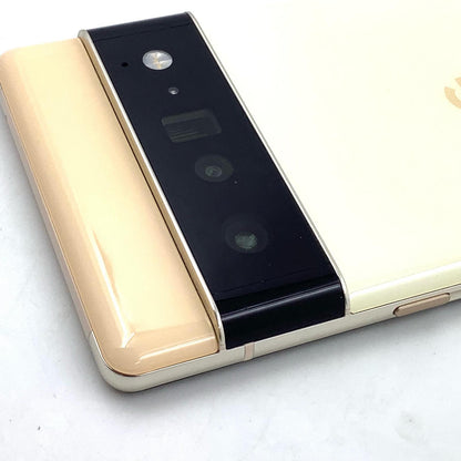 【全額返金保証】【最速発送】Google Pixel 6 Pro 128GB Sorta Sunny Softbank GF5KQ 白ロム 動作確認済
