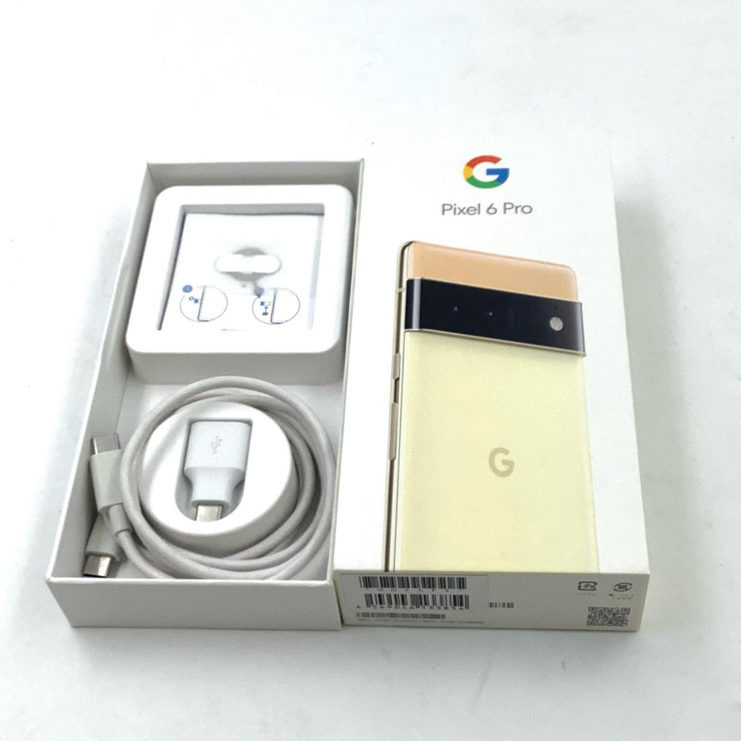 【全額返金保証】【最速発送】Google Pixel 6 Pro 128GB Sorta Sunny Softbank GF5KQ 白ロム 動作確認済