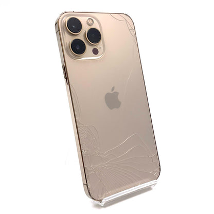 【全額返金保証】【最速発送】Apple iPhone iPhone 13 Pro Max 256GB ゴールド Softbank SIMフリー 動作確認済 80.3%