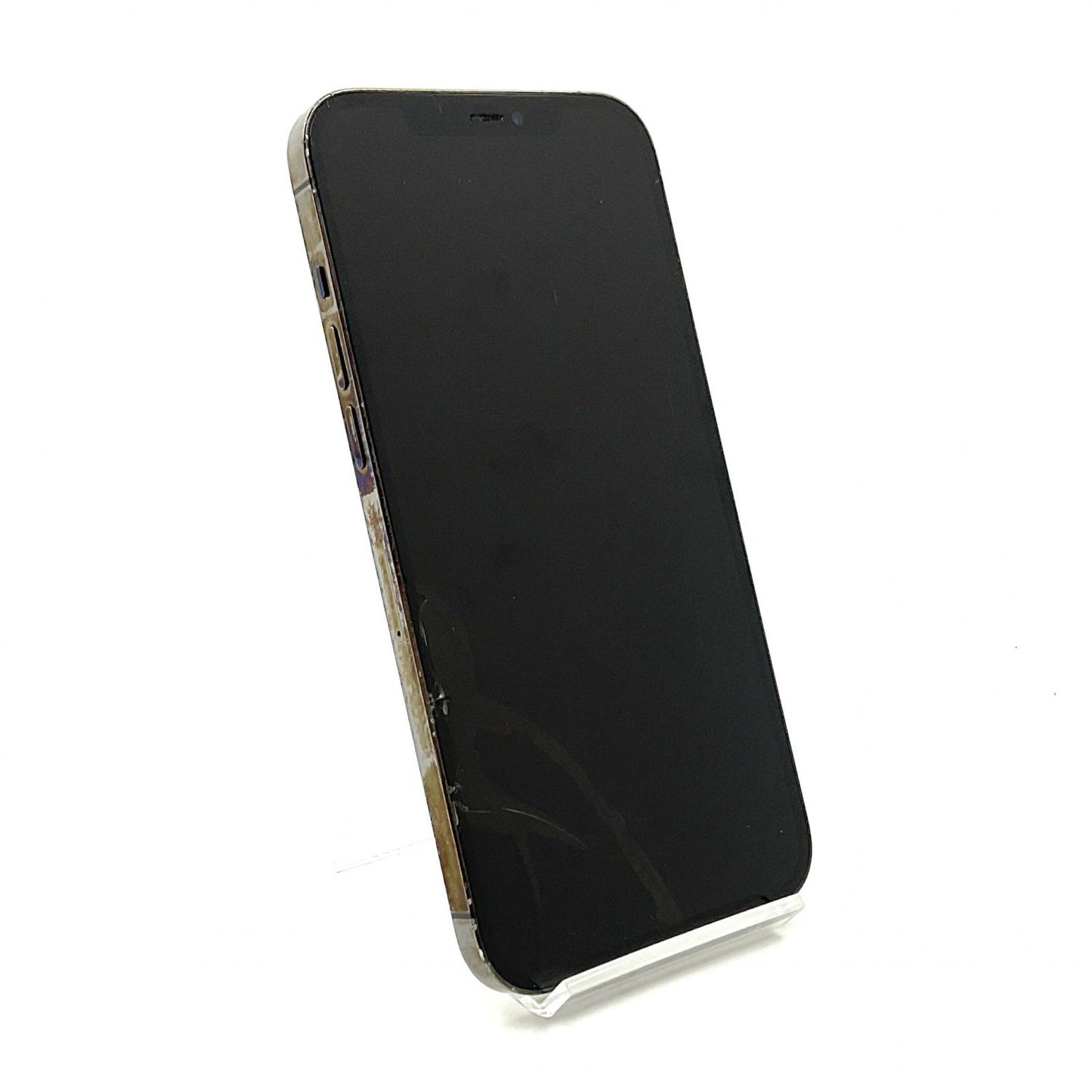 【最速発送】Apple iPhone iPhone 12 Pro Max 256GB グラファイト docomo 白ロム【難有】 73%