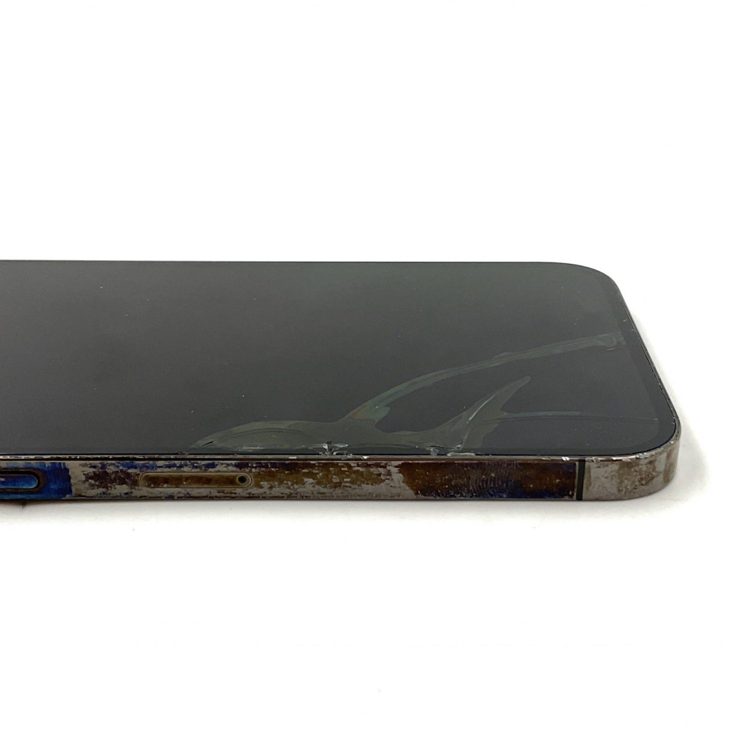 【最速発送】Apple iPhone iPhone 12 Pro Max 256GB グラファイト docomo 白ロム【難有】 73%