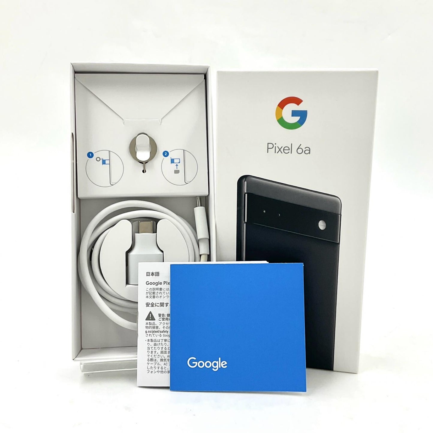 【全額返金保証】【最速発送】Google Pixel 6a 128GB Charcoal SIMフリー GB17L 白ロム 動作確認済