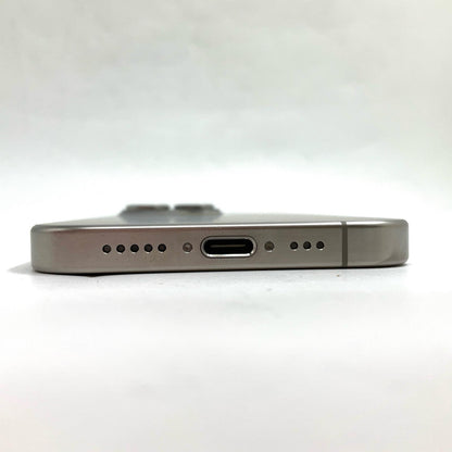 【全額返金保証】【最速発送】Apple iPhone iPhone 15 Pro 128GB ナチュラルチタニウム SIMフリー 白ロム 美品 動作確認済 87%