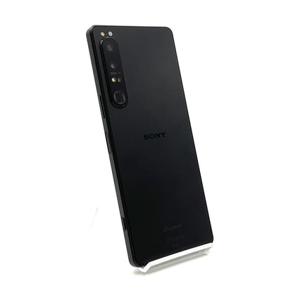 【全額返金保証】【最速発送】Sony Xperia 1 IV 256GB ブラック docomo SIMフリー SO-51C 白ロム 超美品 動作確認済