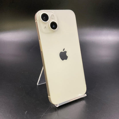 【全額返金保証】【最速発送】Apple iPhone iPhone 14 128GB スターライト docomo 白ロム 動作確認済 87%