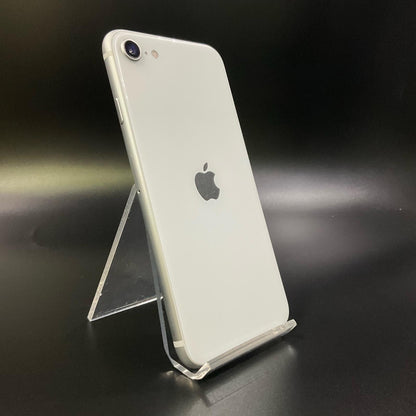 【全額返金保証】【最速発送】Apple iPhone iPhone SE（第2世代） 128GB ホワイト au SIMフリー 白ロム 動作確認済 75%