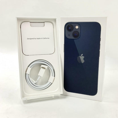 【全額返金保証】【最速発送】Apple iPhone iPhone 13 256GB ミッドナイト au 動作確認済 88%