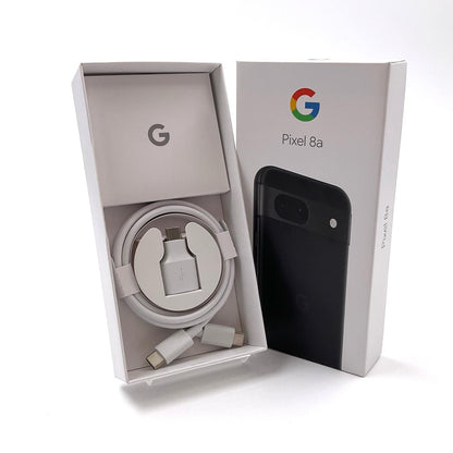 【全額返金保証】【最速発送】Google Pixel 8a 128GB Obsidian SIMフリー G576D 白ロム 美品 動作確認済