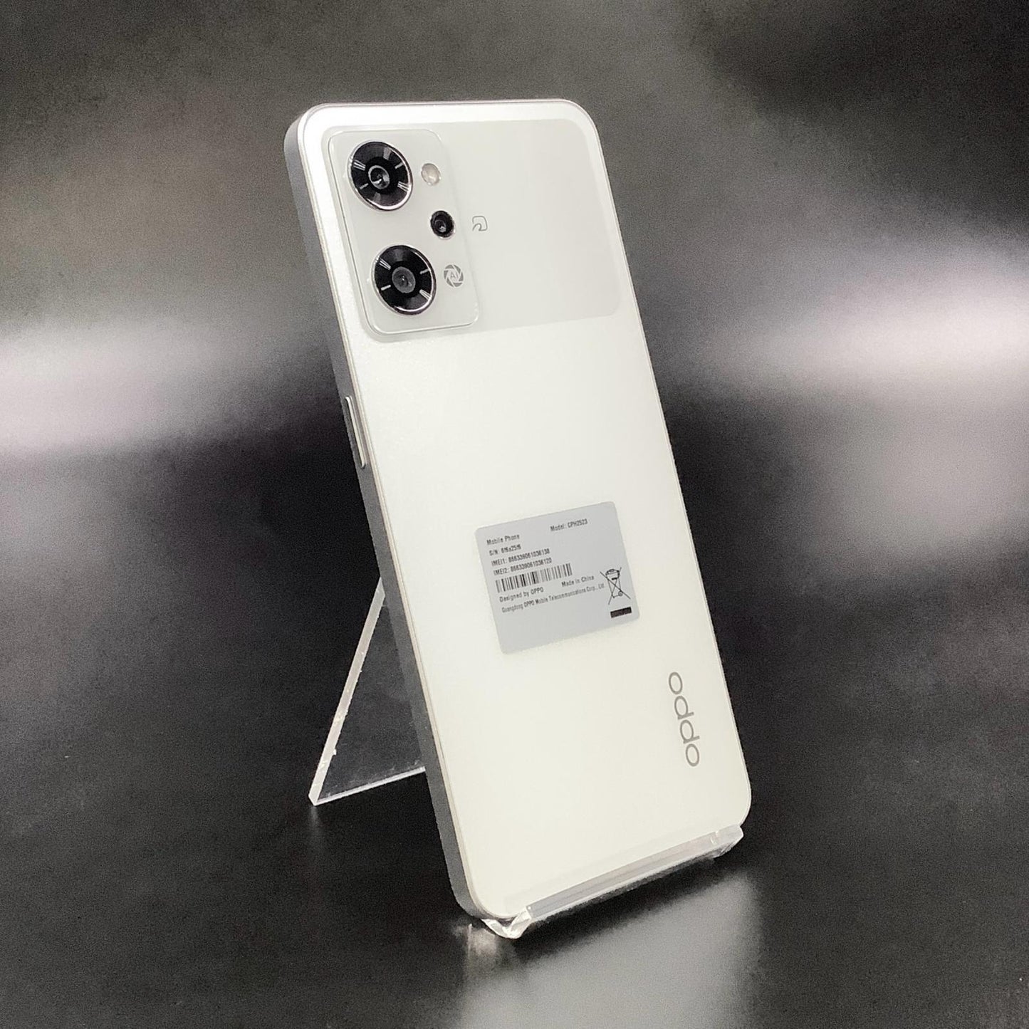 【全額返金保証】【最速発送】OPPO Reno 9 A 128GB ムーンホワイト 楽天モバイル CPH2523 白ロム 動作確認済