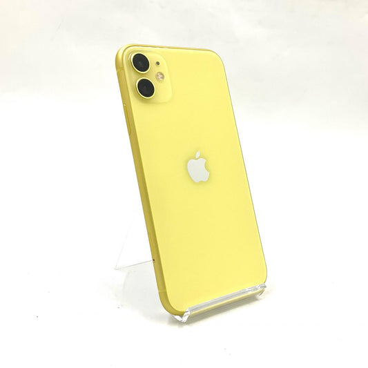 【全額返金保証】【最速発送】Apple iPhone iPhone 11 128GB イエロー Softbank 白ロム 動作確認済 74%