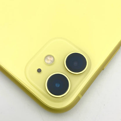 【全額返金保証】【最速発送】Apple iPhone iPhone 11 128GB イエロー Softbank 白ロム 動作確認済 74%