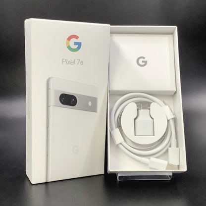 【全額返金保証】【最速発送】Google Pixel 7a 128GB Snow SIMフリー G82U8 白ロム 動作確認済