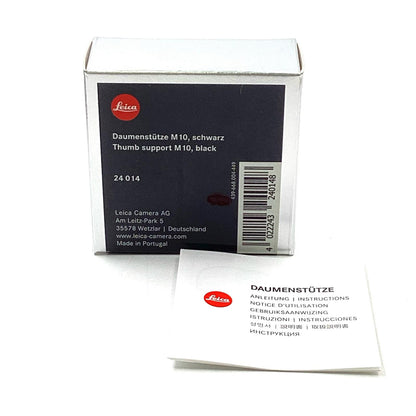 【全額返金保証】【最速発送】Leica Thumb support M10 black 24014 美品 動作確認済