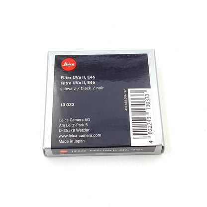【全額返金保証】【最速発送】Leica Filter UVa II E46 13033 超美品 動作確認済