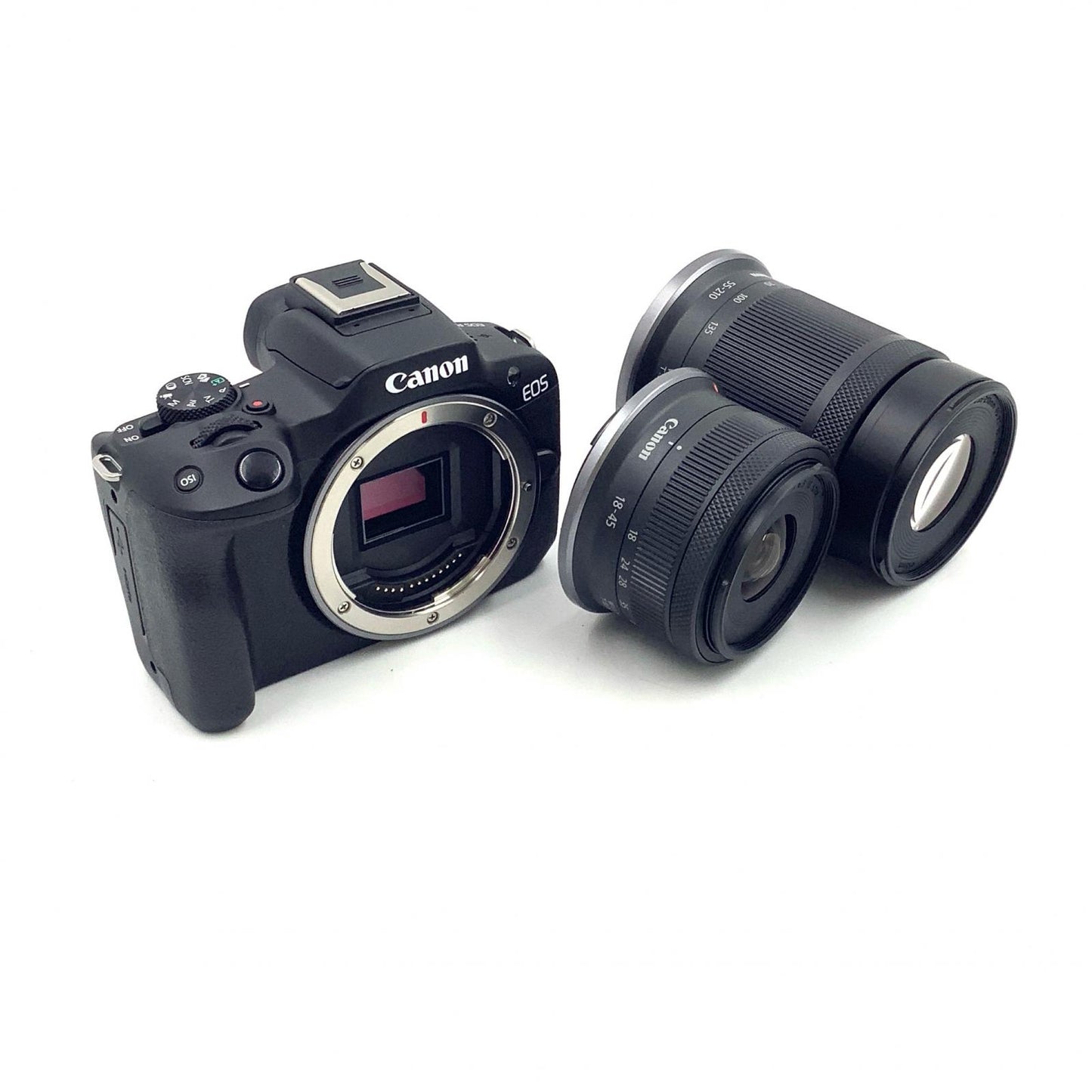 【全額返金保証】【最速発送】Canon デジタル一眼 EOS R50 ダブルズームキット [ブラック] ブラック 超美品 動作確認済