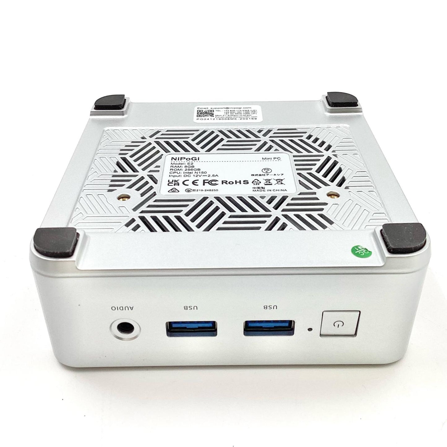 【全額返金保証】【最速発送】NiPoGi ミニPC E2 Intel(R) N150 8GB SSD 256GB 美品 動作確認済