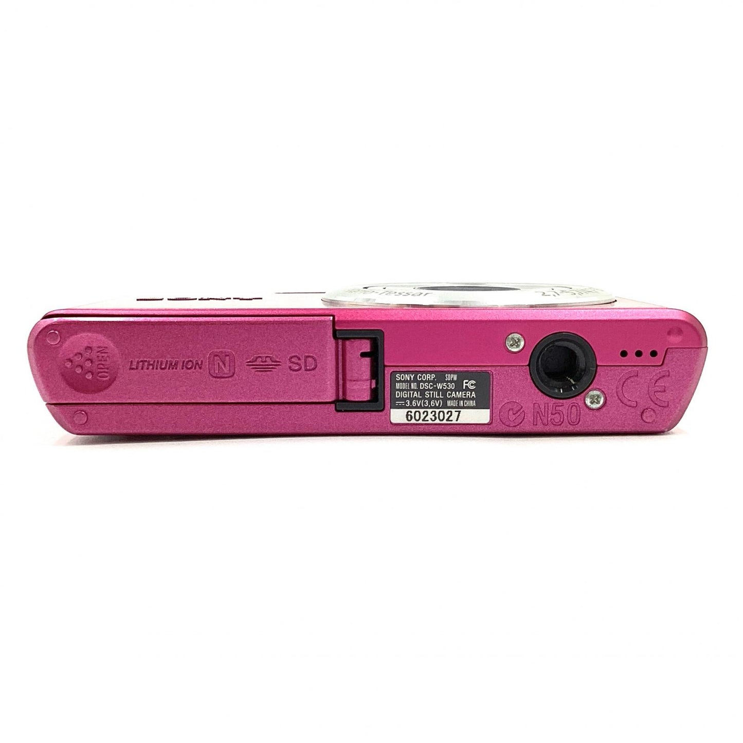 【全額返金保証】【最速発送】Sony コンパクトデジタルカメラ サイバーショット DSC-W530 (P) [ピンク] 動作確認済