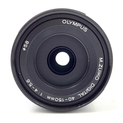【全額返金保証】【最速発送】OLYMPUS M.ZUIKO DIGITAL ED 40-150mm F4.0-5.6 R [ブラック] 動作確認済