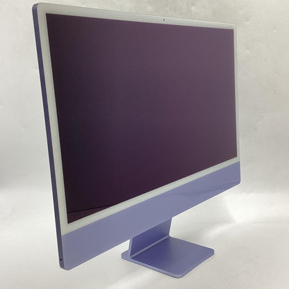 【全額返金保証】【最速発送】Apple iMac 24インチ Apple M1 16GB SSD 256GB パープル 美品 動作確認済