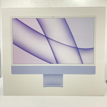 【全額返金保証】【最速発送】Apple iMac 24インチ Apple M1 16GB SSD 256GB パープル 美品 動作確認済