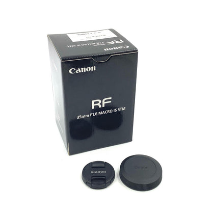 【全額返金保証】【最速発送】Canon RF35mm F1.8 マクロ IS STM 美品 動作確認済