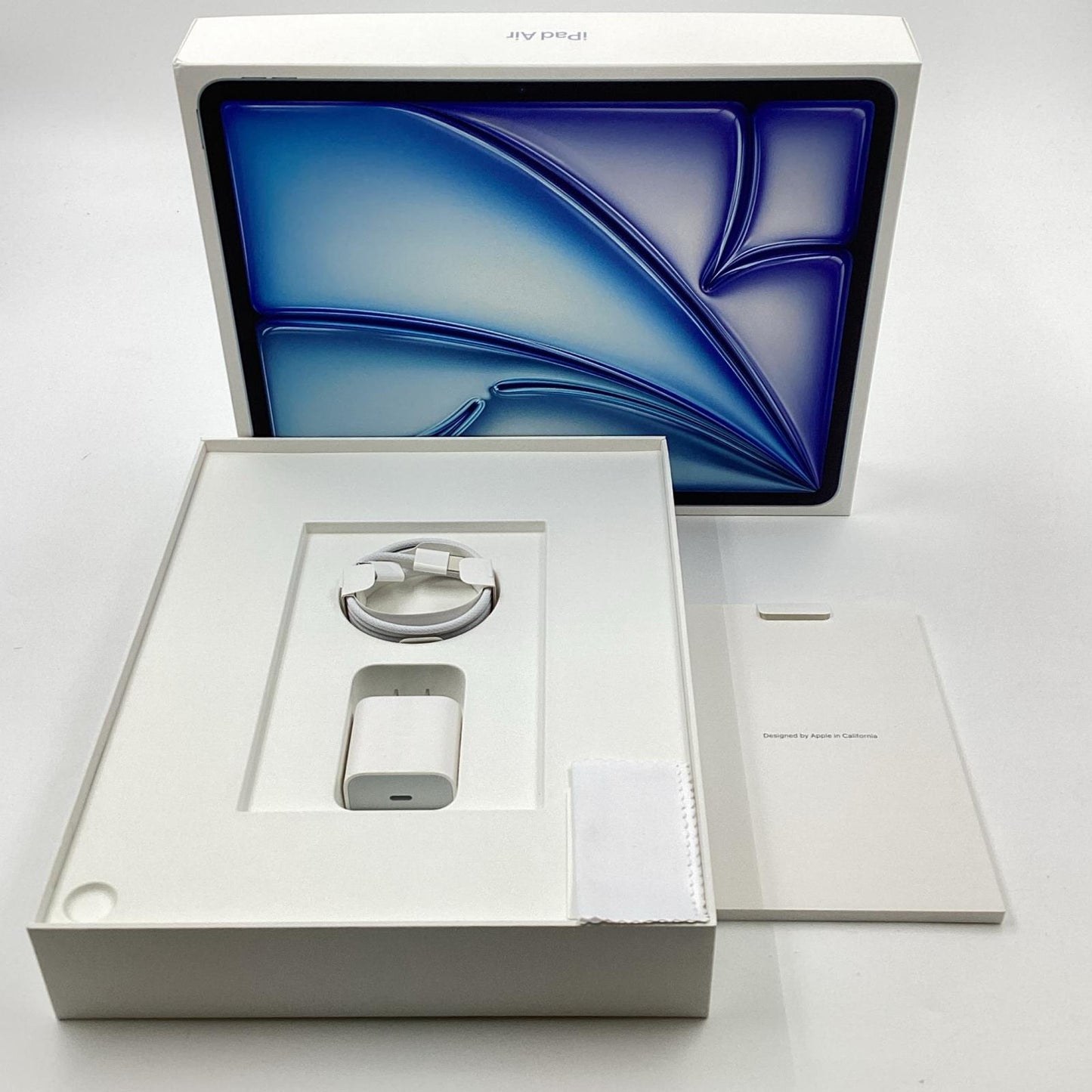 【全額返金保証】【最速発送】Apple iPad Air M2 13インチ 128GB ブルー Wi-Fi 美品 動作確認済