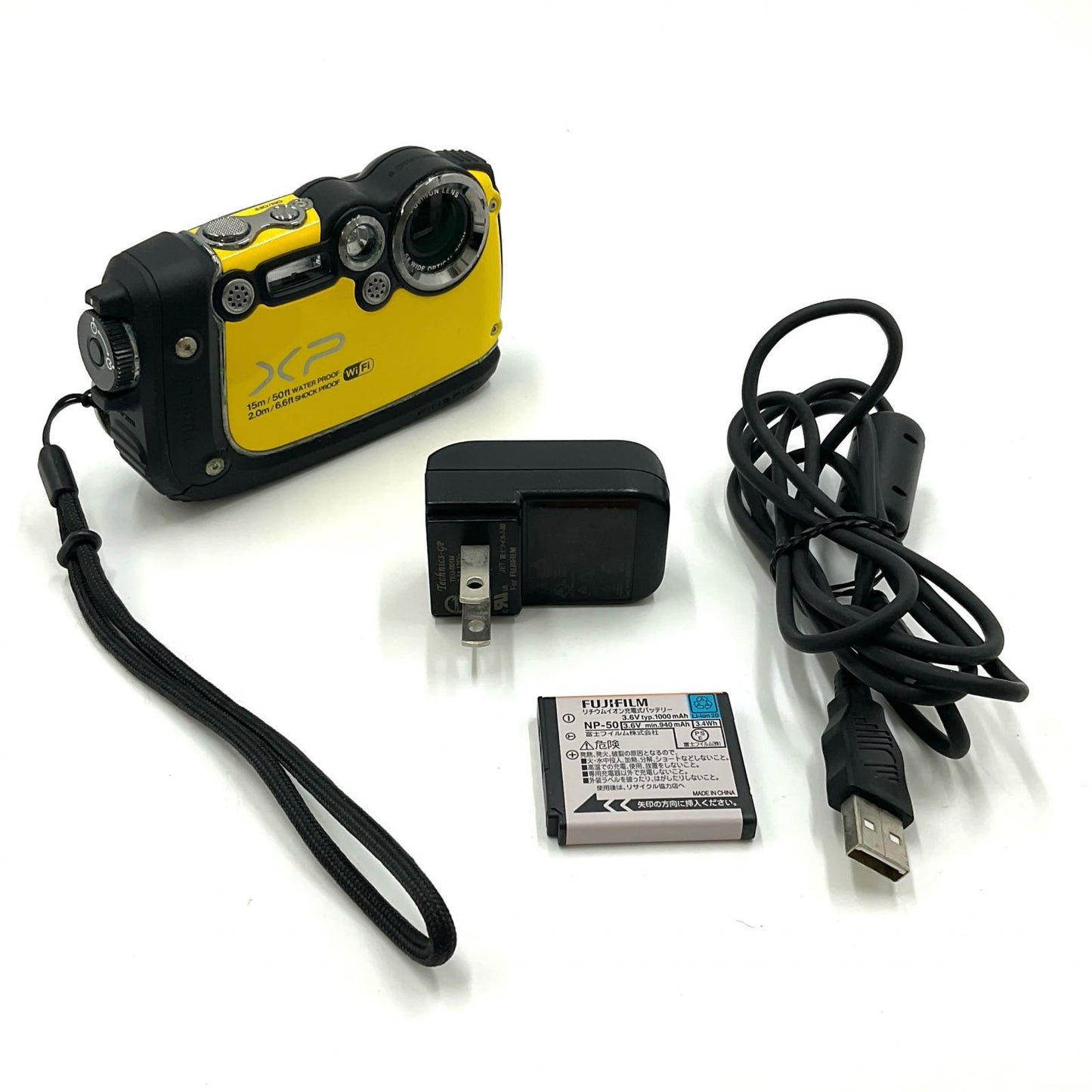 【全額返金保証】【最速発送】FUJIFILM コンパクトデジタルカメラ FinePix XP200 [イエロー] 動作確認済