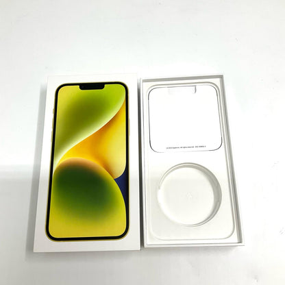 【全額返金保証】【最速発送】Apple iPhone iPhone 14 Plus 256GB イエロー 楽天モバイル 動作確認済 90%