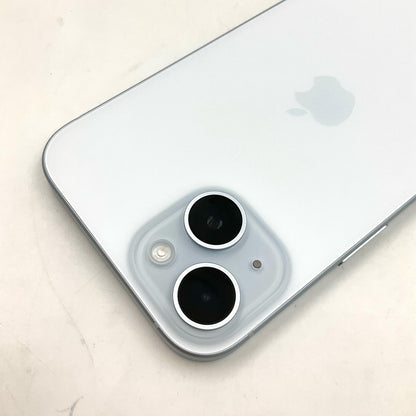 【全額返金保証】【最速発送】Apple iPhone iPhone 15 128GB ブルー au 白ロム 美品 動作確認済 97%
