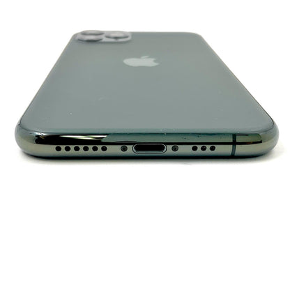 【全額返金保証】【最速発送】Apple iPhone iPhone 11 Pro 256GB ミッドナイトグリーン au 白ロム 動作確認済 84%