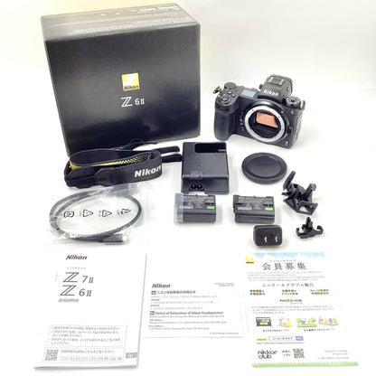【全額返金保証】【最速発送】Nikon デジタル一眼 Z 6II ボディ ブラック 超美品 動作確認済
