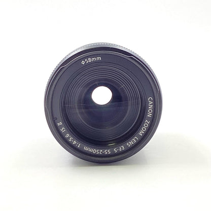 【全額返金保証】【最速発送】Canon EF-S55-250mm F4-5.6 IS II 美品 動作確認済