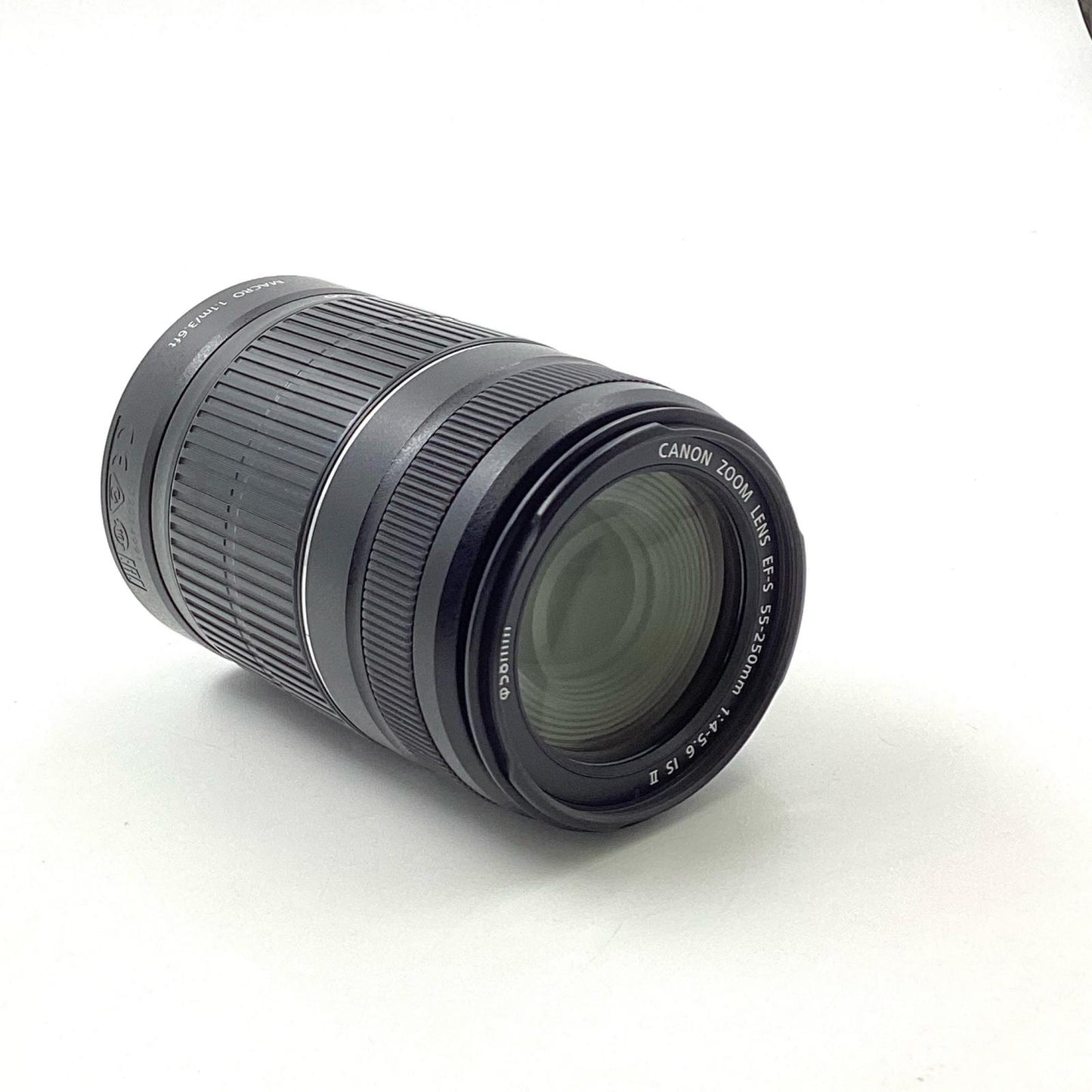 【全額返金保証】【最速発送】Canon EF-S55-250mm F4-5.6 IS II 美品 動作確認済