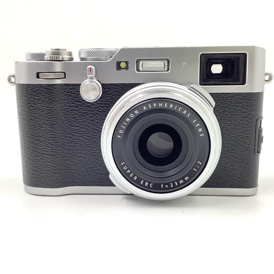 【全額返金保証】【最速発送】FUJIFILM コンパクトデジタルカメラ X100F [シルバー] 動作確認済