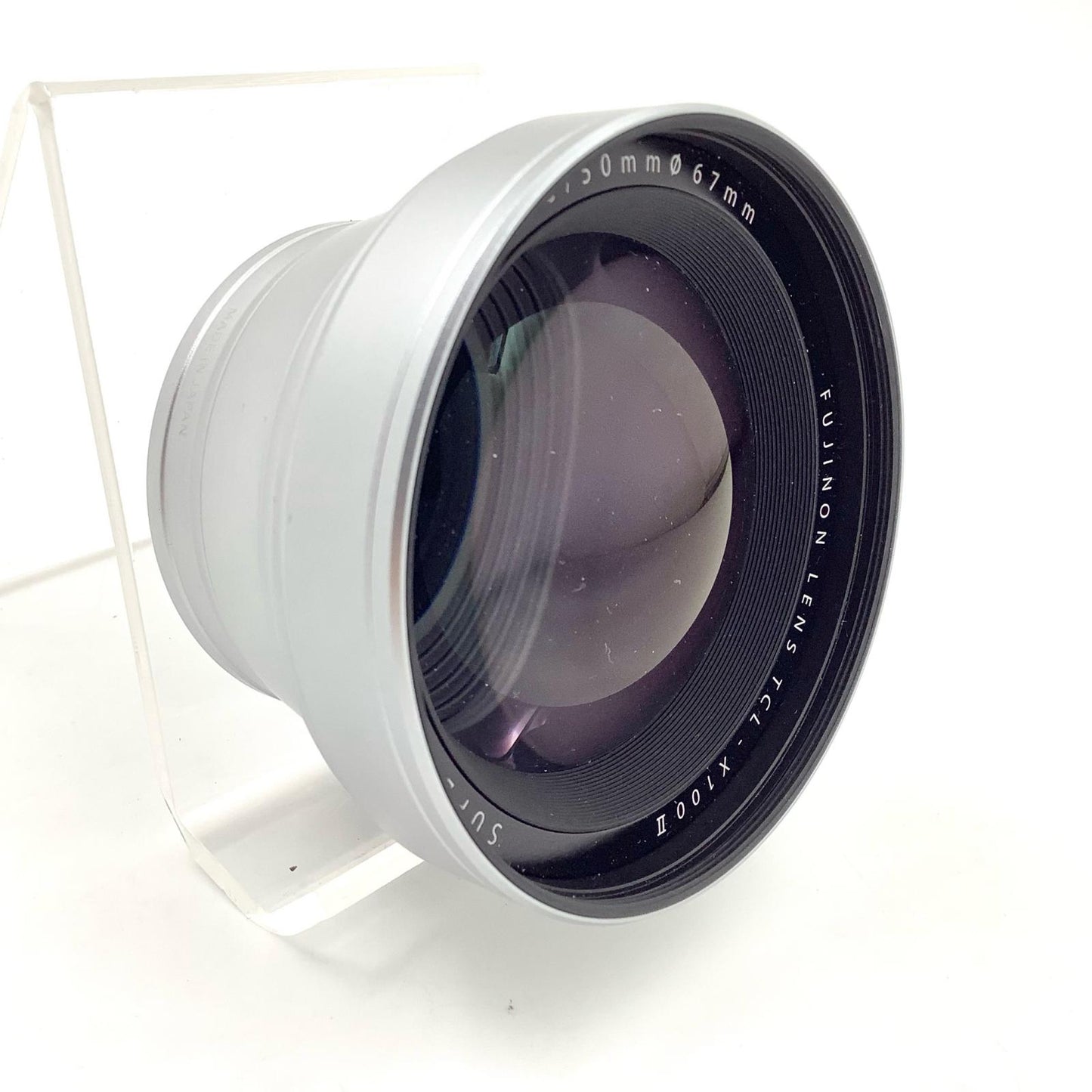 【全額返金保証】【最速発送】FUJIFILM TCL-X100II テレコンバージョンレンズ [シルバー] 動作確認済
