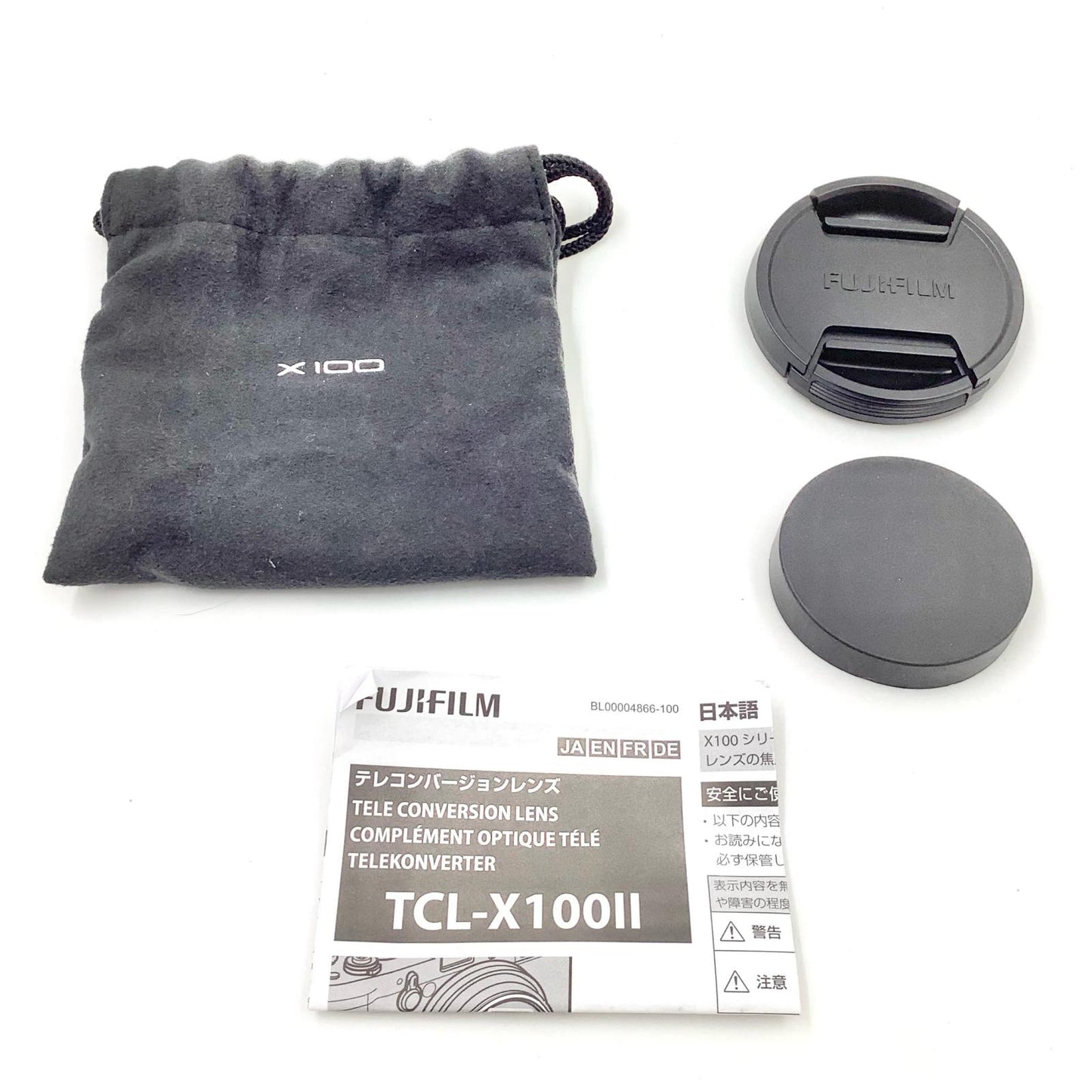 【全額返金保証】【最速発送】FUJIFILM TCL-X100II テレコンバージョンレンズ [シルバー] 動作確認済