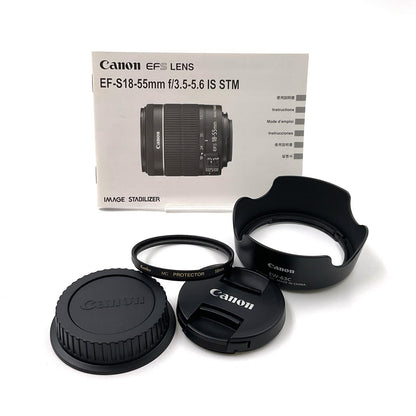 【全額返金保証】【最速発送】Canon EF-S18-55mm F3.5-5.6 IS STM 動作確認済