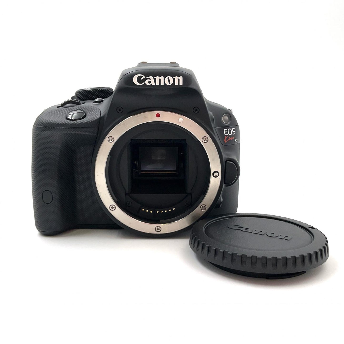 【全額返金保証】【最速発送】Canon デジタル一眼 EOS Kiss X7 ボディ ブラック 美品 動作確認済