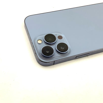 【全額返金保証】【最速発送】Apple iPhone iPhone 13 Pro Max 128GB シエラブルー docomo 動作確認済 85%
