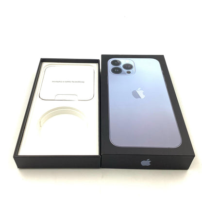 【全額返金保証】【最速発送】Apple iPhone iPhone 13 Pro Max 128GB シエラブルー docomo 動作確認済 85%