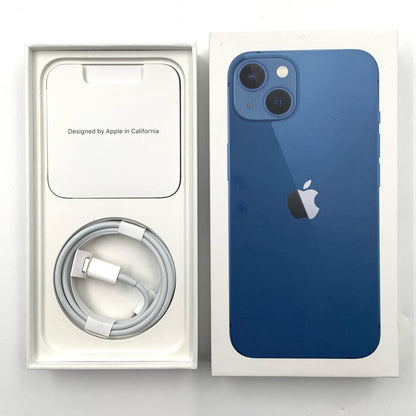 【全額返金保証】【最速発送】Apple iPhone iPhone 13 128GB ブルー docomo 美品 動作確認済 85%