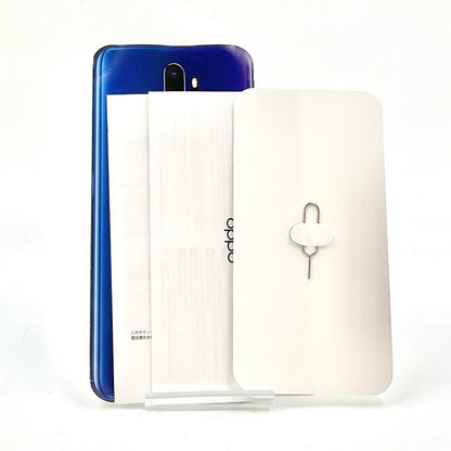 【全額返金保証】【最速発送】OPPO A 5 64GB ブルー 楽天モバイル SIMフリー CPH1943 白ロム 動作確認済