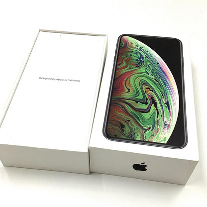 【最速発送】Apple iPhone iPhone XS Max 256GB スペースブラック Softbank 白ロム【難有】 76%