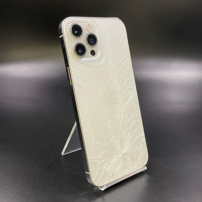 【最速発送】Apple iPhone iPhone 12 Pro Max 128GB シルバー docomo 白ロム【難有】 86%