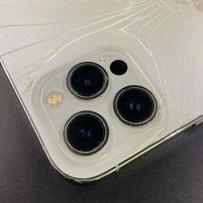 【最速発送】Apple iPhone iPhone 12 Pro Max 128GB シルバー docomo 白ロム【難有】 86%