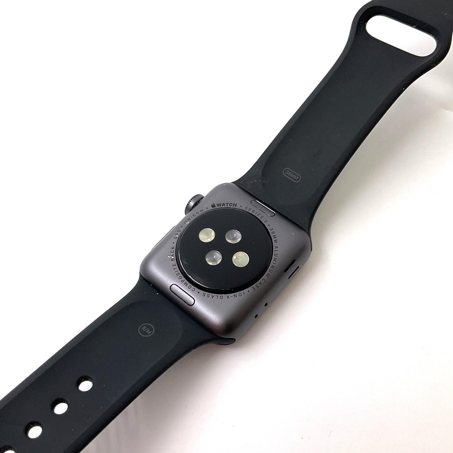 【全額返金保証】【最速発送】Apple Watch Series 3 アルミニウム 38mm GPS 98% 動作確認済
